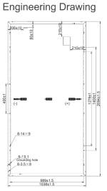 450W Güneş Paneli Half-Cut 144 Hücre - Görsel 3