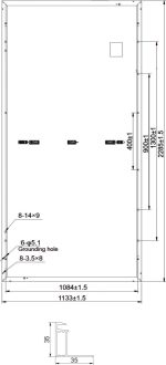 550W Güneş Paneli Half-Cut 144 Hücre - Görsel 3