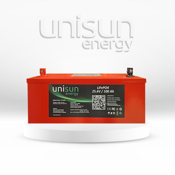 Unisun Energy 25.6 V 100Ah LIFEPO4 Lityum Akü