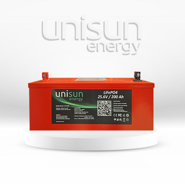 Unisun Energy 25.6V 200Ah LIFEPO4 Lityum Akü