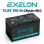 Exelon 12.8V 100 Ah Lityum Akü