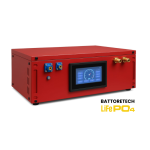 Battoretech 12,8V 400 Ah LifePo4 Metal-LCD Batarya (Akü) - Görsel 3