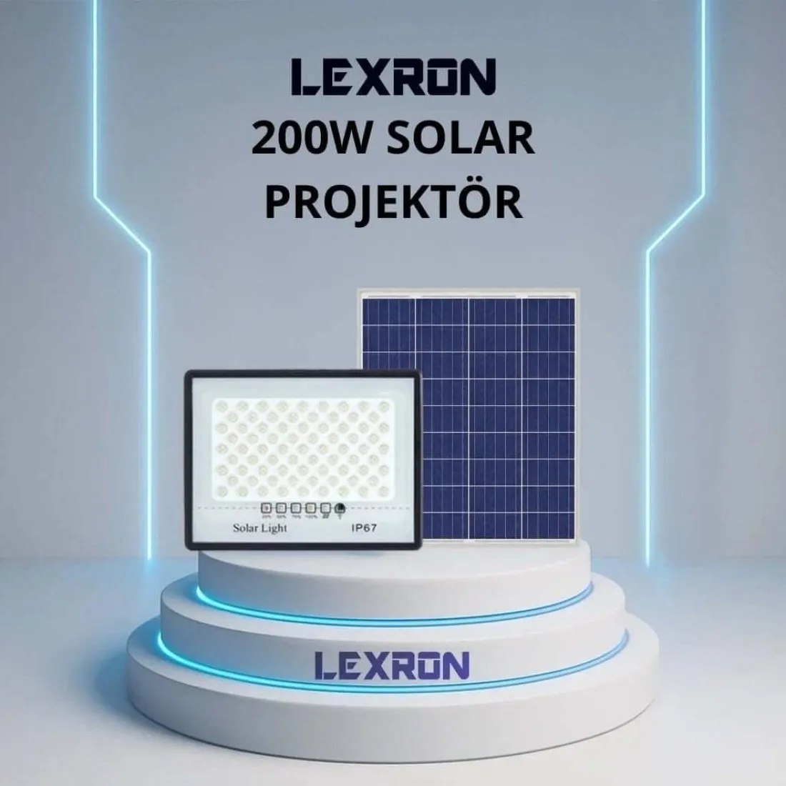 lexron-200w-solar-projektor-1100x1100 Lexron 200W Solar Projektör - Görsel 1
