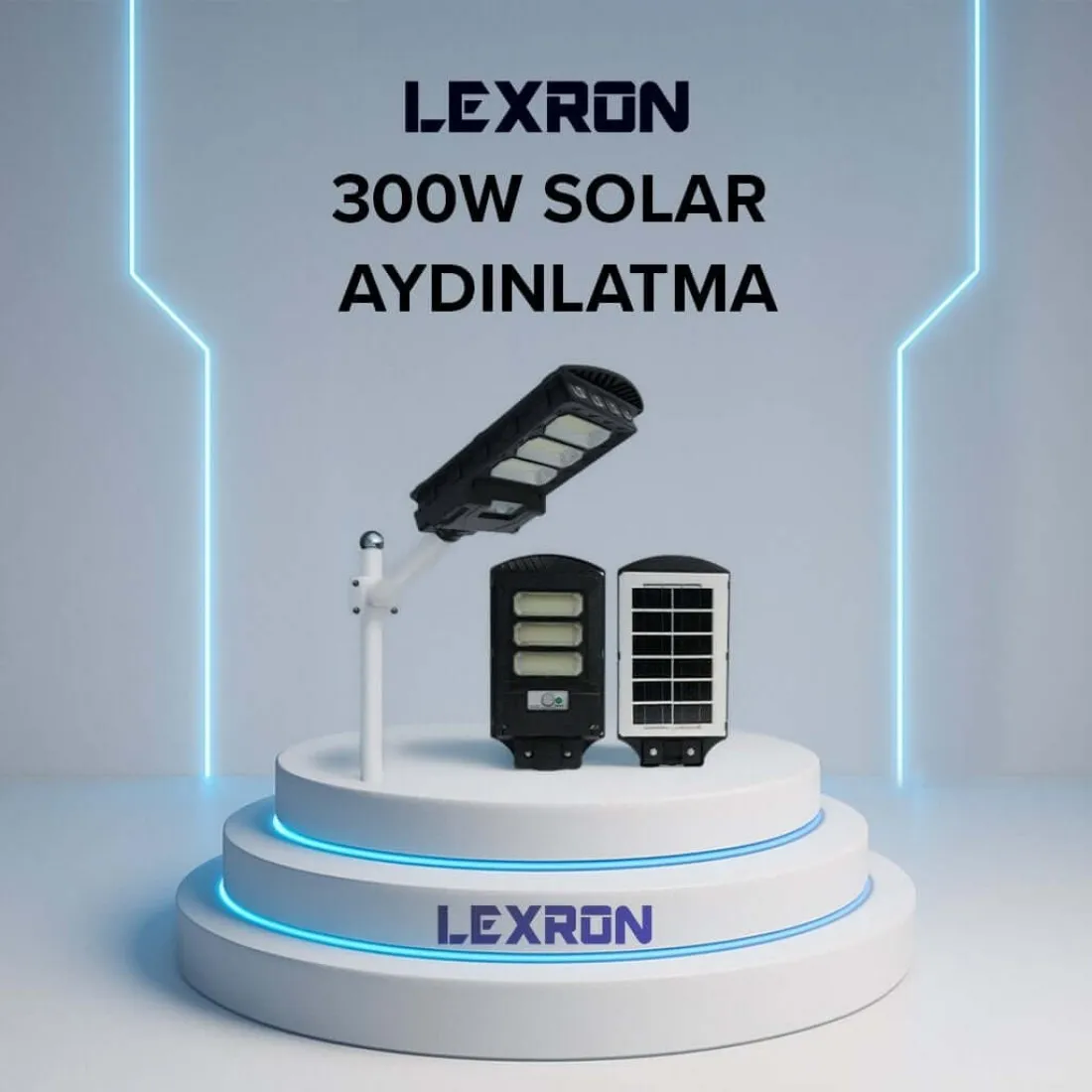 lexron-300w-solar-aydinlatma-1100x1100 Lexron 300W Solar Aydınlatma - Görsel 1