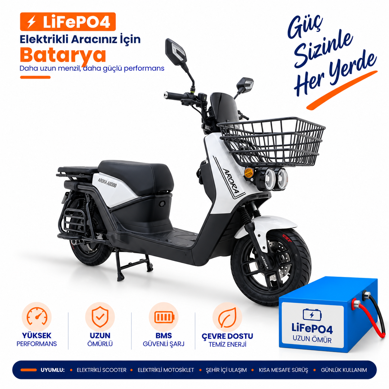 ARORA ANKA8000 Arora ANKA 8000 LiFePO4 Batarya Yenileme ve Kapasite Yükseltme - Görsel 1