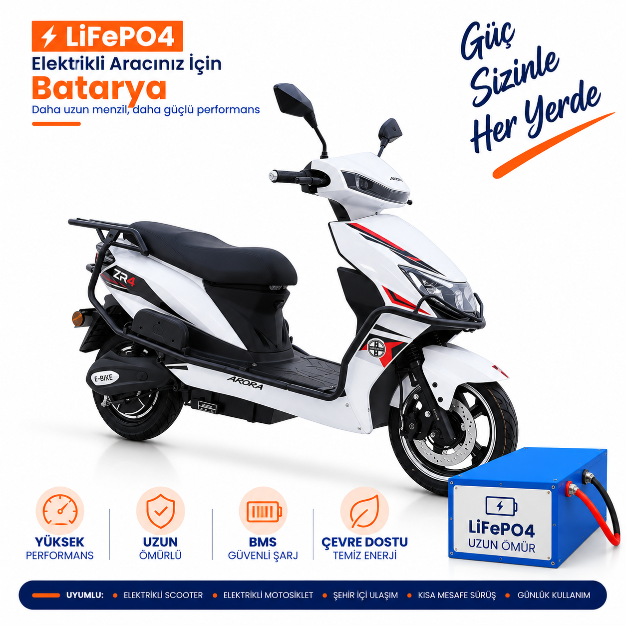 ARORA ZR4 Arora ZR4 LiFePO4 Batarya Yenileme ve Kapasite Yükseltme - Görsel 1