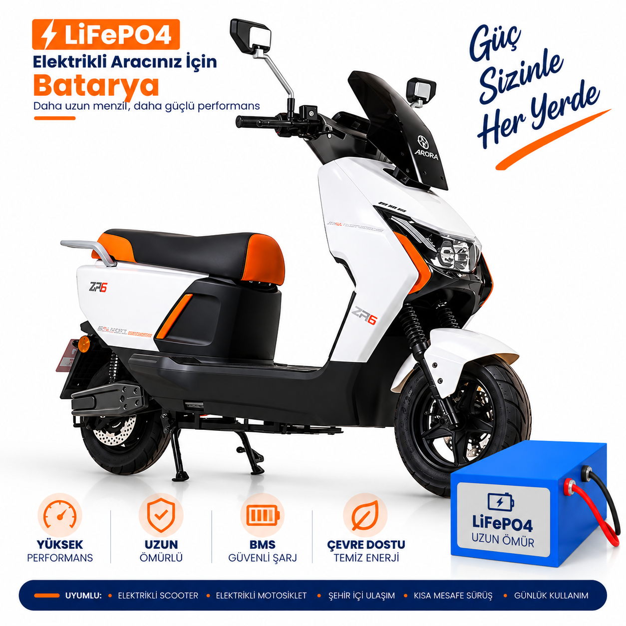 ARORA ZR6 Arora ZR6 LiFePO4 Batarya Yenileme ve Kapasite Yükseltme - Görsel 1