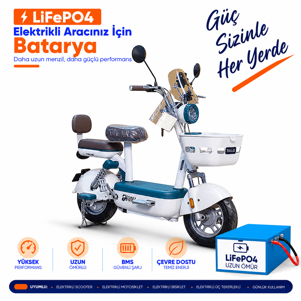 FALCON HAPPY 249 Falcon HAPPY 249 LiFePO4 Batarya Yenileme ve Kapasite Yükseltme - Görsel 1