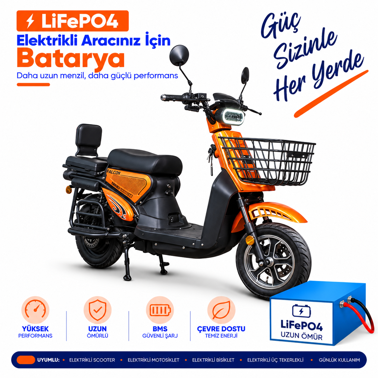 FALCON SPORT SERVİCE Falcon SPORT SERVİCE LiFePO4 Batarya Yenileme ve Kapasite Yükseltme - Görsel 1