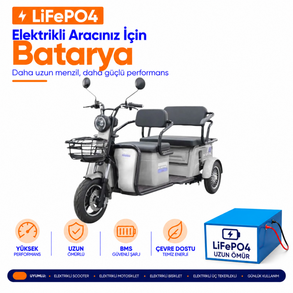 KRAL KR-306 TİEN KRAL KR-306 TİEN LiFePO4 Batarya Yenileme ve Kapasite Yükseltme - Görsel 1