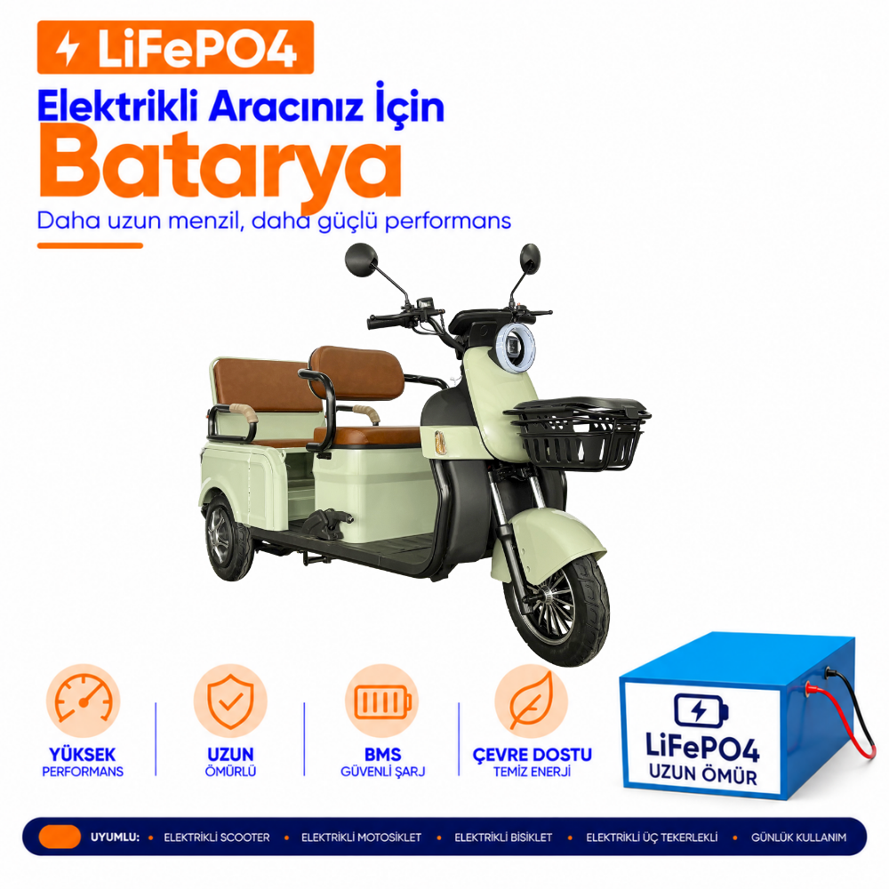 MONDİAL ECCO SMALL Mondial Ecco Small LiFePO4 Batarya Yenileme ve Kapasite Yükseltme - Görsel 1