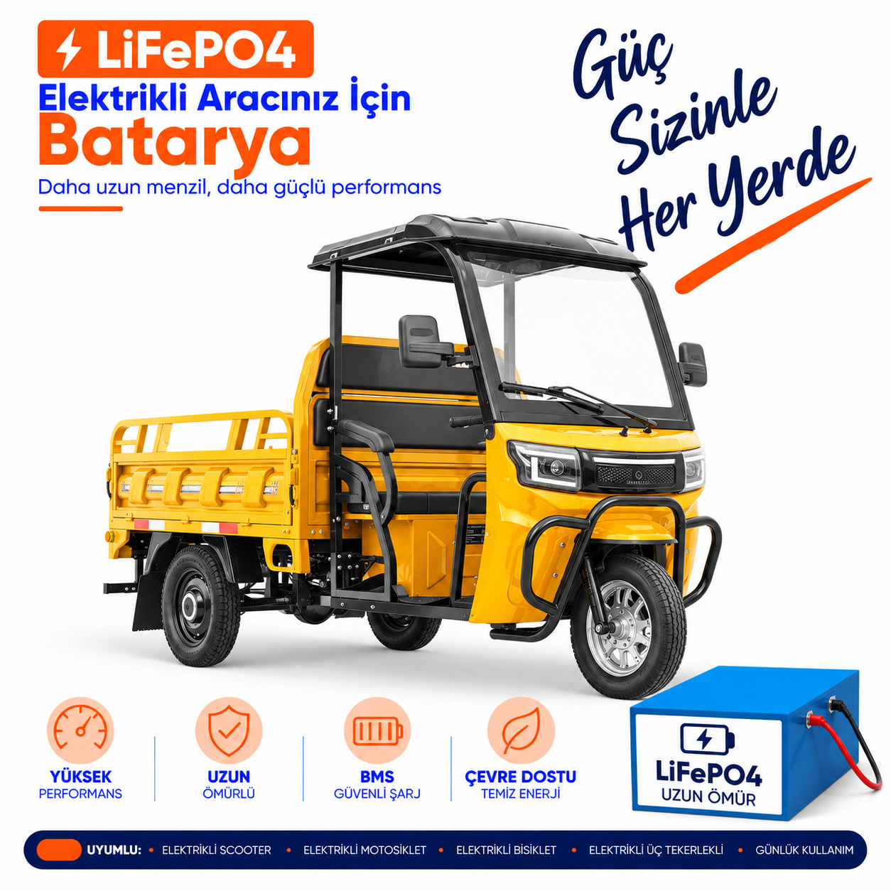 MOTOLUX CARGO 54000 Motolux CARGO 54000 LiFePO4 Batarya Yenileme ve Kapasite Yükseltme - Görsel 1