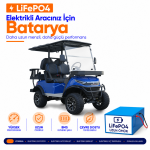 Motolux GOLF ARABASI YT-A2.2+2 Bluetoothlu LiFePO4 Batarya Yenileme ve Kapasite Yükseltme