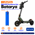 Onvo OV-RX1 Scooter LiFePO4 Batarya Yenileme ve Güçlendirme