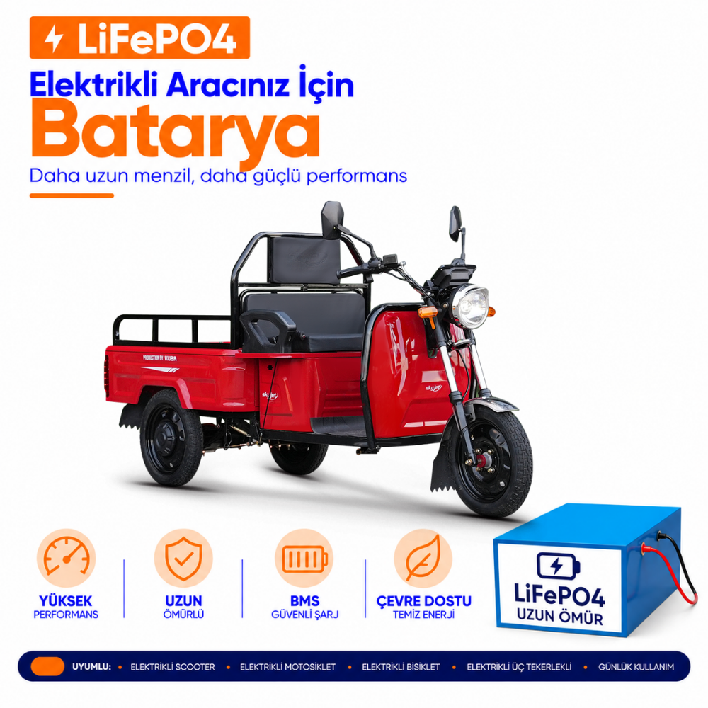 Skyjet Eco Pikap Skyjet Eco Pikap LiFePO4 Batarya Yenileme ve Kapasite Yükseltme - Görsel 1
