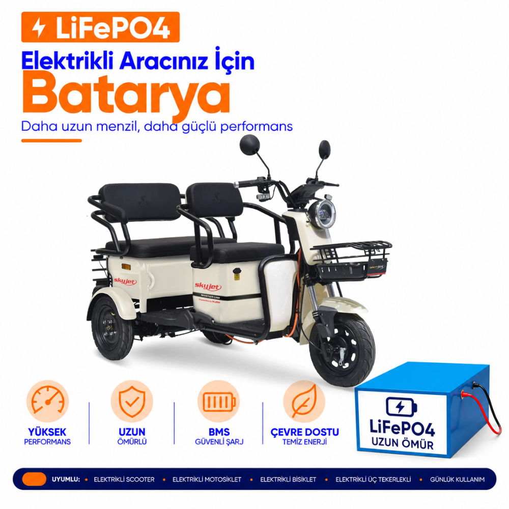 Skyjet MASTER CAR Skyjet Master Car LiFePO4 Batarya Yenileme ve Kapasite Yükseltme - Görsel 1
