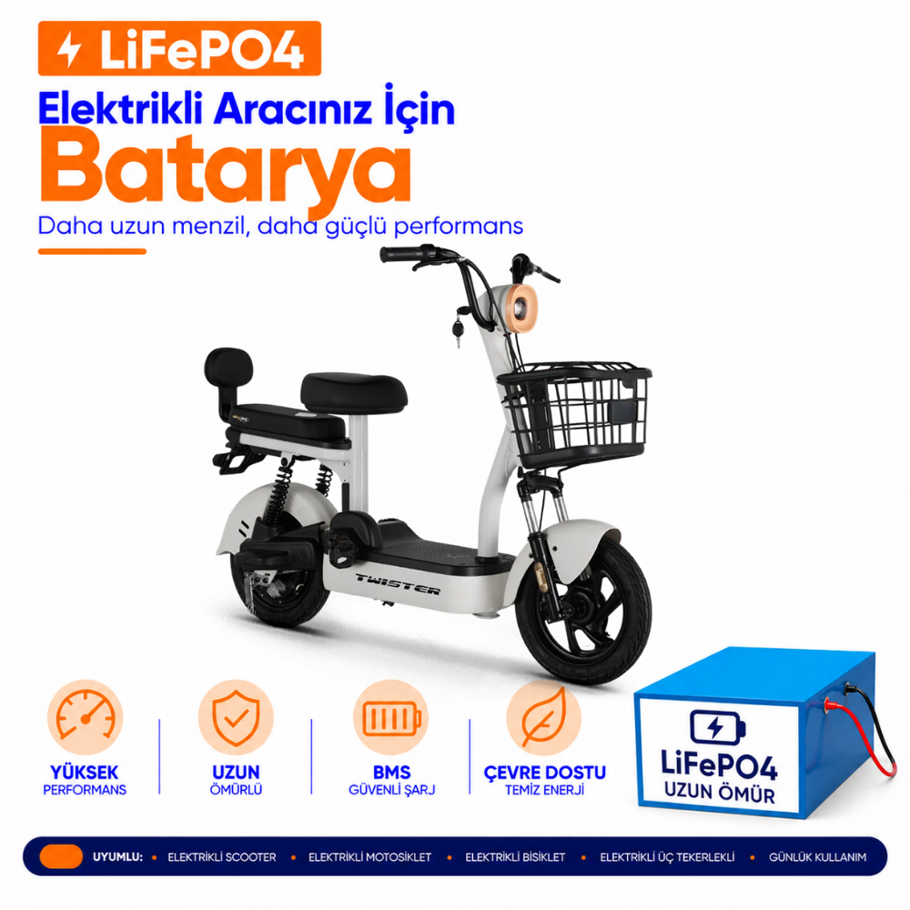Skyjet Twister Skyjet Twister LiFePO4 Batarya Yenileme ve Kapasite Yükseltme - Görsel 1