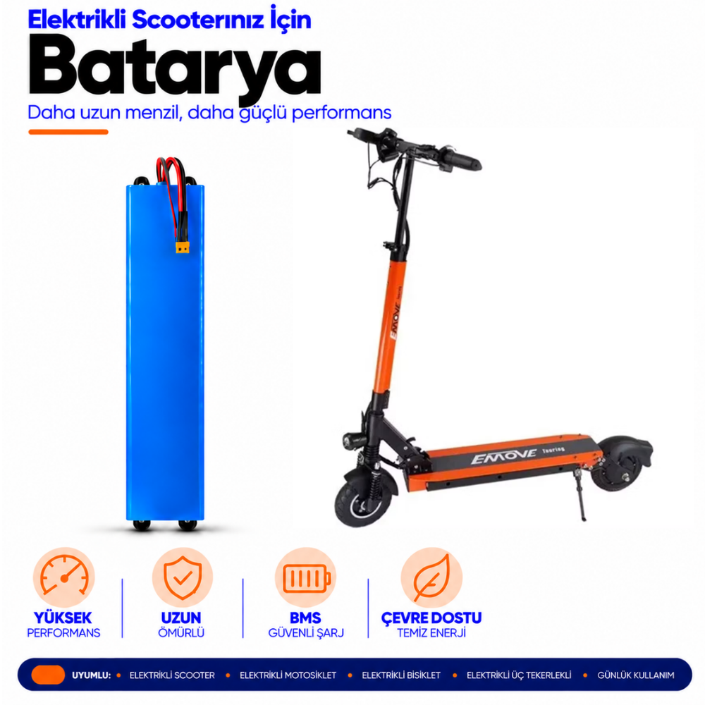 emove turing Emove Touring Scooter Batarya Yenileme ve Kapasite Yükseltme - Görsel 1