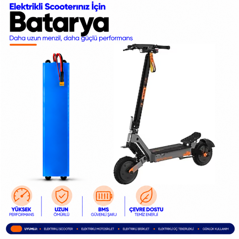 giddy x8 Giddy X8 Scooter Batarya Yenileme ve Kapasite Yükseltme - Görsel 1