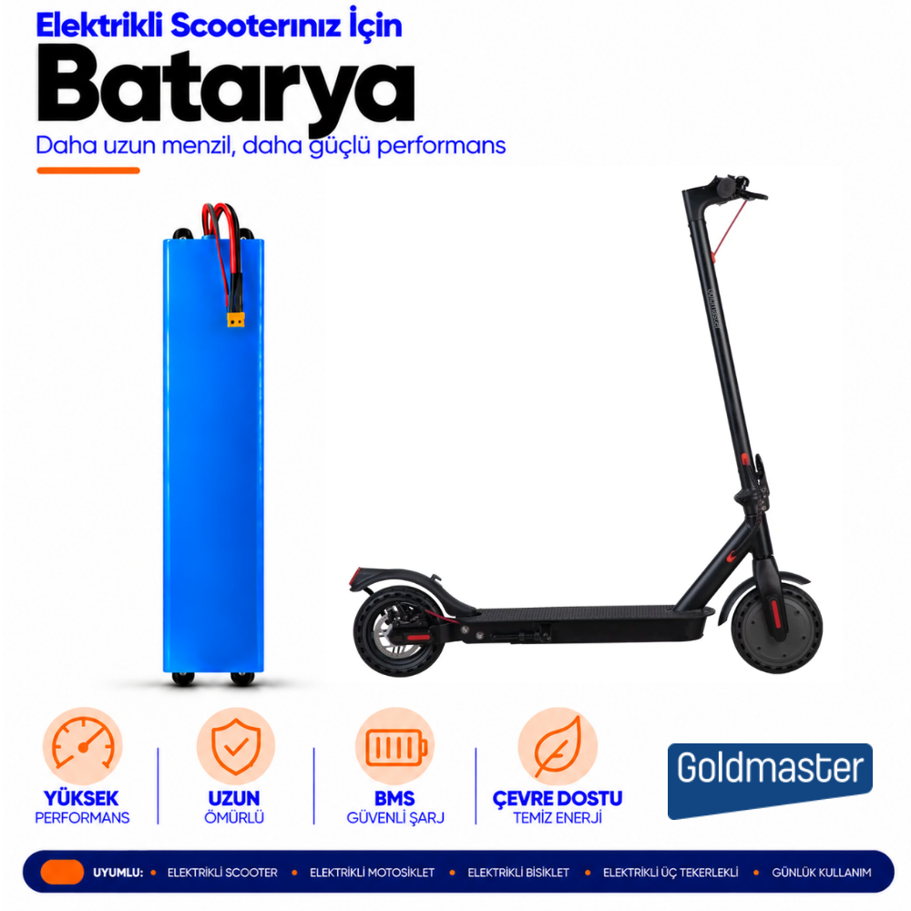 goldmaster air 3 Goldmaster Air 3 Scooter Batarya Yenileme ve Kapasite Yükseltme - Görsel 1