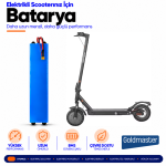 Goldmaster Air Black Scooter Batarya Yenileme ve Kapasite Yükseltme