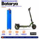 Jeep 2XE Adventurer Scooter Batarya Yenileme ve Kapasite Yükseltme