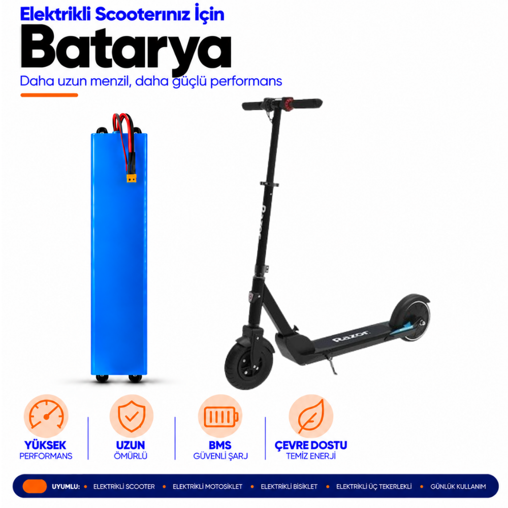 razor e prime air Razor E Prime Air Scooter Batarya Yenileme ve Kapasite Yükseltme - Görsel 1