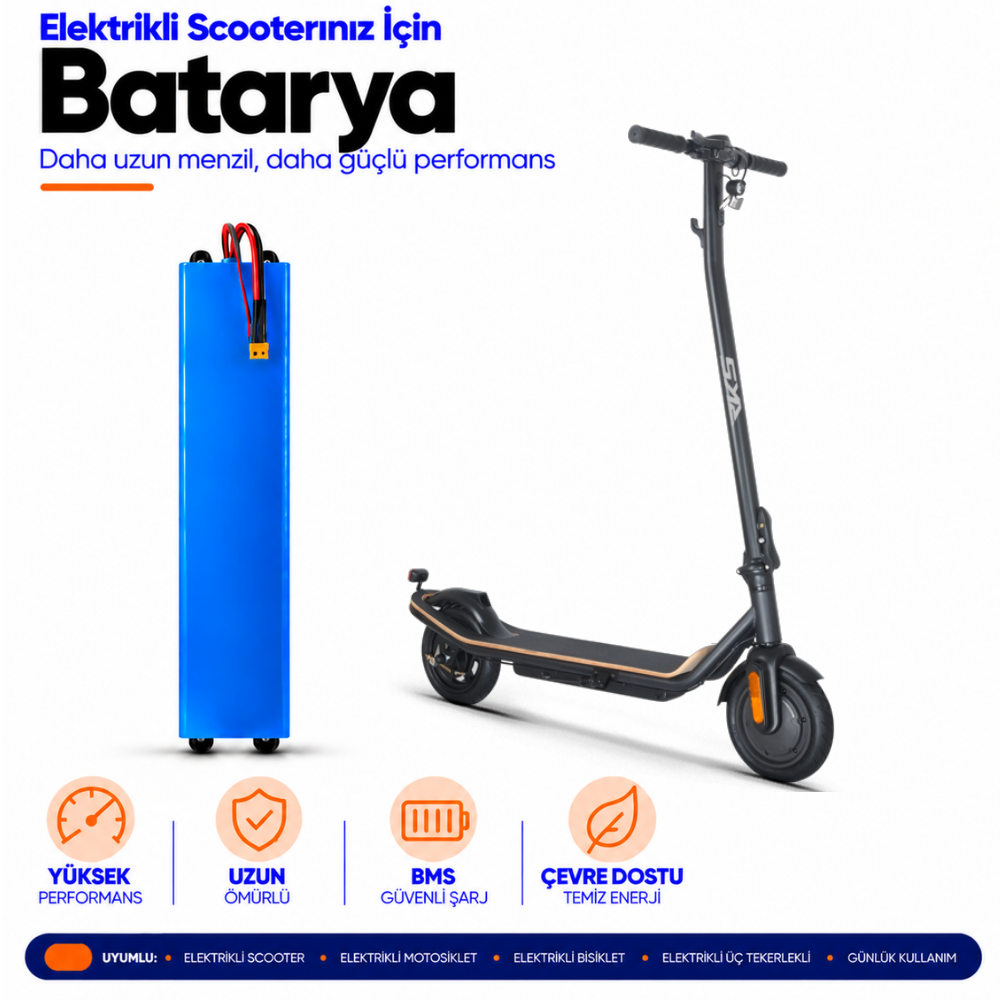 rks s11 RKS S11 Scooter Batarya Yenileme ve Kapasite Yükseltme - Görsel 1