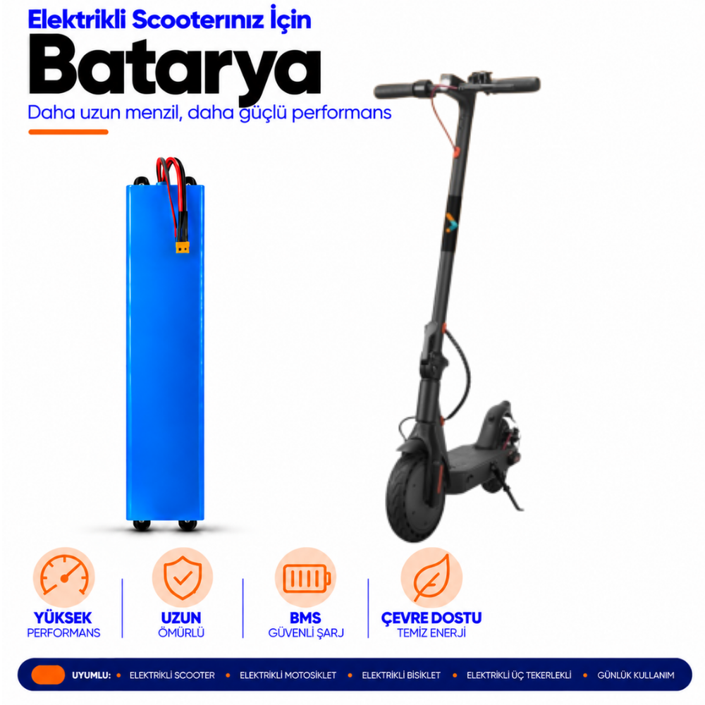 smart drive s50 Smart Drive S50 Scooter Batarya Yenileme ve Kapasite Yükseltme - Görsel 1
