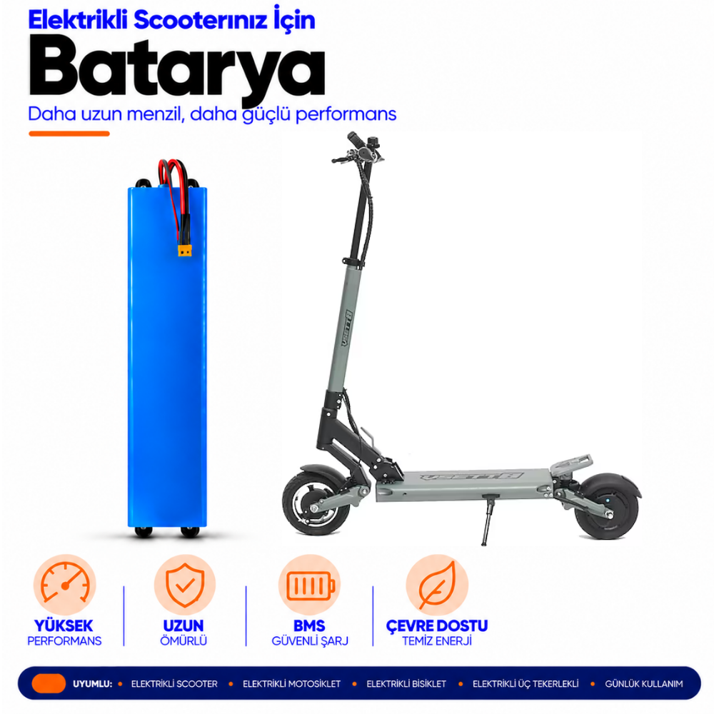 vsett 8 Vsett 8 Scooter Batarya Yenileme ve Kapasite Yükseltme - Görsel 1